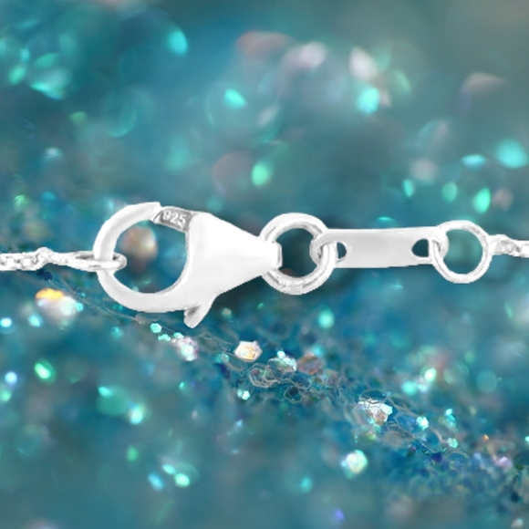 NWT ONE OF A KIND EMERALDINE QUARTZ MERMAID NECKLACE 14KYG OVER STERLING SILVER - Picture 4 of 6